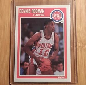 Vintage Dennis Rodman Detroit Pistons Collector's